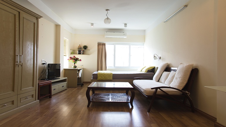 Nice studio apartment in Ve Ho street, Tay Ho district for rent