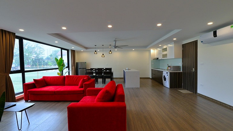 Brand – new modern two bedroom apartment in Dang Thai Mai street, Tay Ho district for rent