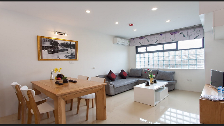 Brand – new one bedroom apartment in Tay Ho street, Tay Ho district for rent