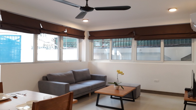 Brand – new one bedroom apartment in To Ngoc Van street, Tay Ho district for rent