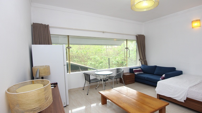 Cheap and bright studio apartment in Au Co street, Tay Ho district for rent