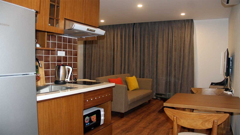 Cheap studio apartment in Tay Ho street, Tay Ho district for rent