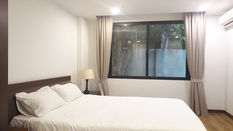 Modern 1 – bedroom apartment with yard in Xuan Dieu street, Tay Ho district for rent