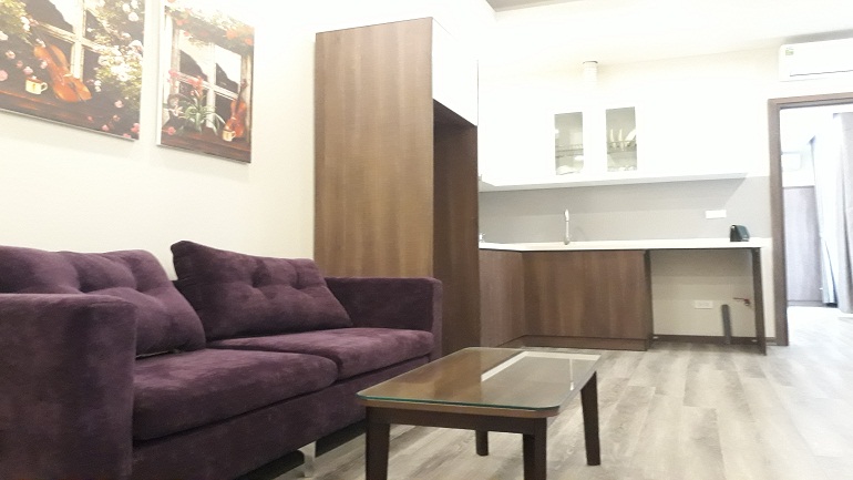 Nice brand – new one bedroom apartment in Nhat Chieu street, Tay Ho district for rent