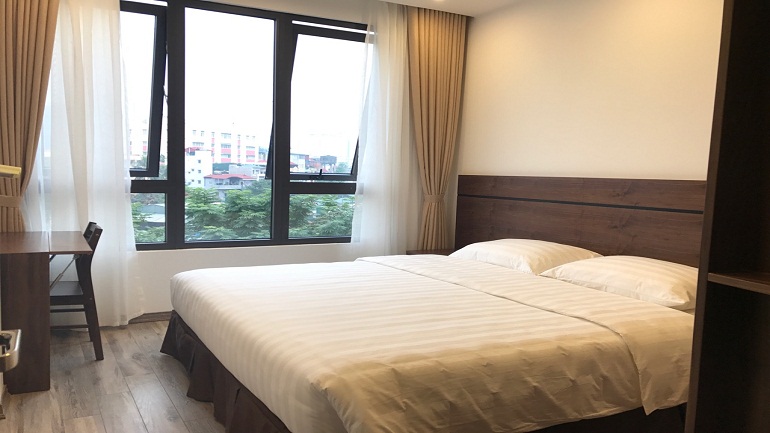 Nice modern 1 – bedroom apartment in Tran Quoc Hoan street, Cau Giay district for rent