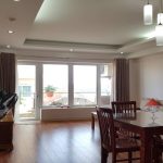 Balcony 1 – bedroom apartment with nice view in Truc Bach area, Ba Dinh district for rent