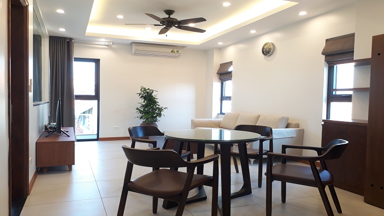 Balcony 2 – bedroom apartment in Trinh Cong Son street, Tay Ho district for rent