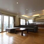 Balcony two bedroom apartment with lake – view in Yen Phu village, Tay Ho district for rent