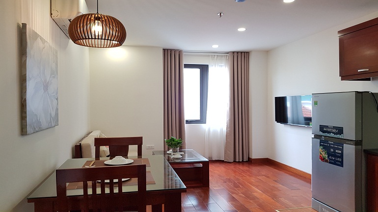 Brand – new one bedroom apartment in Dao Tan street, Ba Dinh district for rent