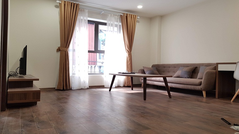 Brand – new one bedroom apartment in Dao Tan street, Ba Dinh district for rent