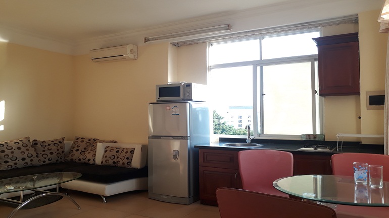 Bright 1 – bedroom apartment in Ba Trieu street, Hoan Kiem district for rent