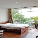 Cheap studio apartment with nice view in Nhat Chieu street, Tay Ho district for rent