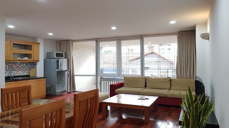 Good price 2 – bedroom apartment in To Ngoc Van street, Tay Ho district for rent