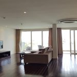 Lake view two bedroom apartment with balcony in Quang An street, Tay Ho district for rent