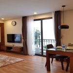 Luxury 1 – bedroom apartment with balcony in Lieu Giai street, Ba Dinh district for rent