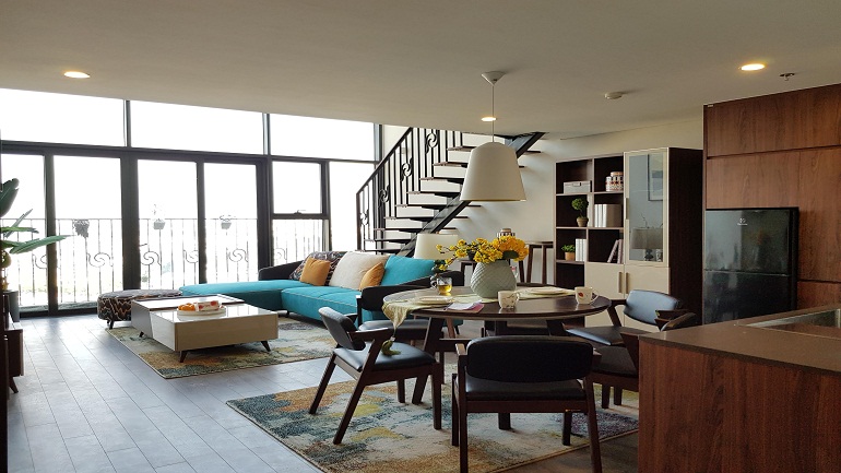 Luxury modern 1 – bedroom apartment with balcony in Tay Ho district for rent