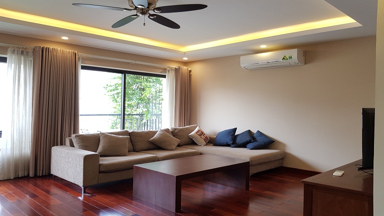 Modern 2 – bedroom apartment with balcony in Tay Ho street, Tay Ho district for rent