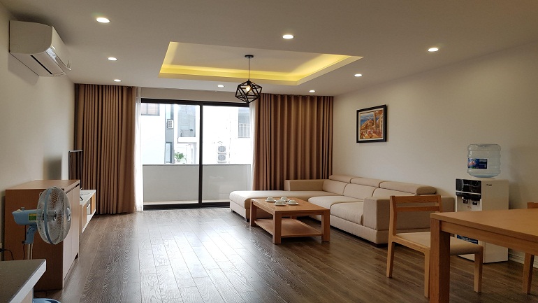 Modern one bedroom apartment with big balcony in Tay Ho district for rent