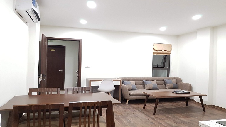 Nice 1 – bedroom apartment in Dao Tan street, Ba Dinh district for rent