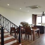 Penthouse 3 – bedroom apartment with big balcony in Xom Chua street, Tay Ho district for rent