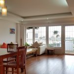 Spacious 1 – bedroom apartment with balcony in Truc Bach area, Ba Dinh district for rent