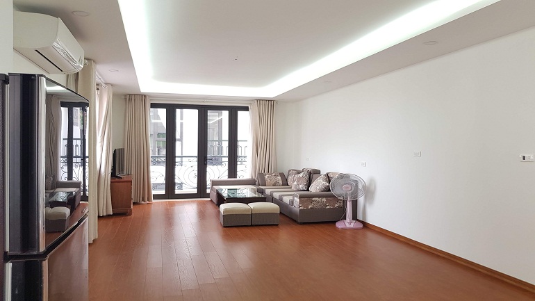 Spacious 2 – bedroom apartment with balcony in Tu Hoa street, Tay Ho district for rent