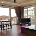 Stunning one bedroom apartment with balcony in To Ngoc Van street, Tay Ho district for rent