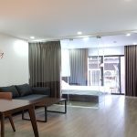 Balcony modern 1 – bedroom apartment in To Ngoc Van street, Tay Ho district for rent