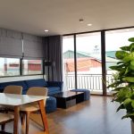 Lake – view one bedroom apartment with balcony in Nhat Chieu street, Tay Ho district for rent