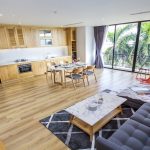 Luxury modern 2 – bedroom apartment with balcony in Tu Hoa street, Tay Ho district for rent