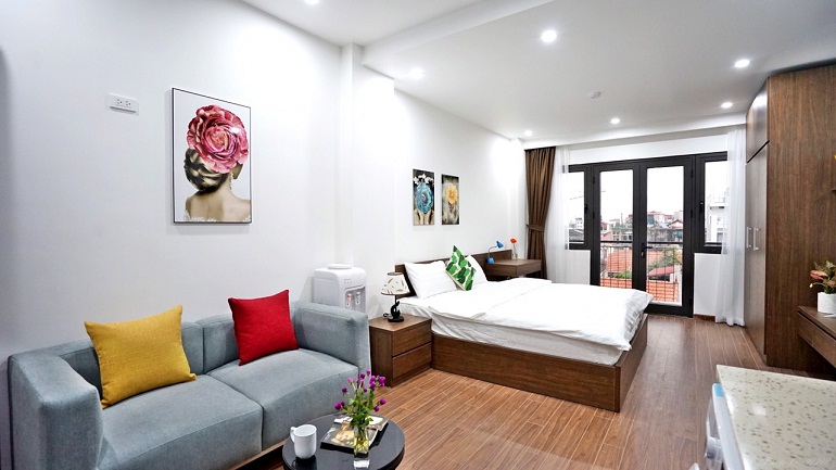 Modern studio apartment with good price in Xuan Dieu street, Tay Ho district for rent