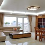 Big balcony 2 – bedroom apartment with lakeview in To Ngoc Van street, Tay Ho district for rent