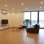 Modern cheap 3 – bedroom apartment with balcony in Tay Ho district for rent