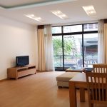 Nice 1 – bedroom apartment with balcony in Van Cao street, Ba Dinh district for rent