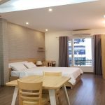 Nice cheap studio apartment with balcony in Tay Ho street, Tay Ho district for rent