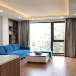 Well designed 2 – bedroom apartment with balcony in Tay Ho street, Tay Ho district for rent