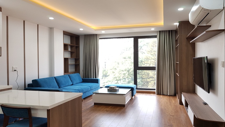 Well designed 2 – bedroom apartment with balcony in Tay Ho street, Tay Ho district for rent