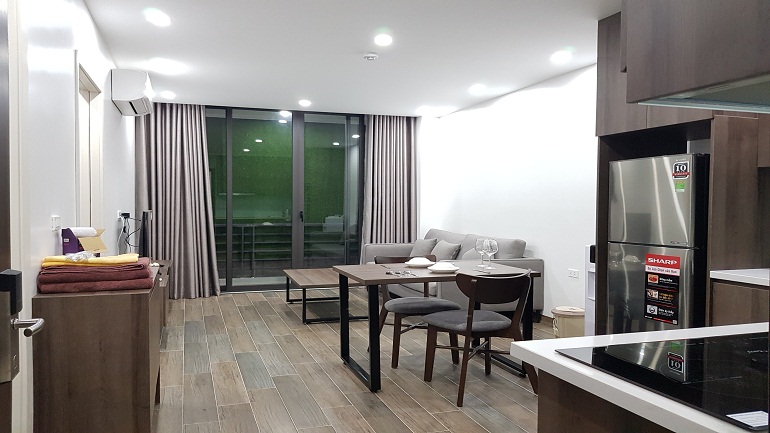 Modern 1 – bedroom apartment with good price in To Ngoc Van street, Tay Ho district for rent