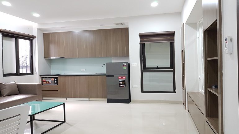 Cheap brand – new one bedroom apartment in Au Co street, Tay Ho district for rent