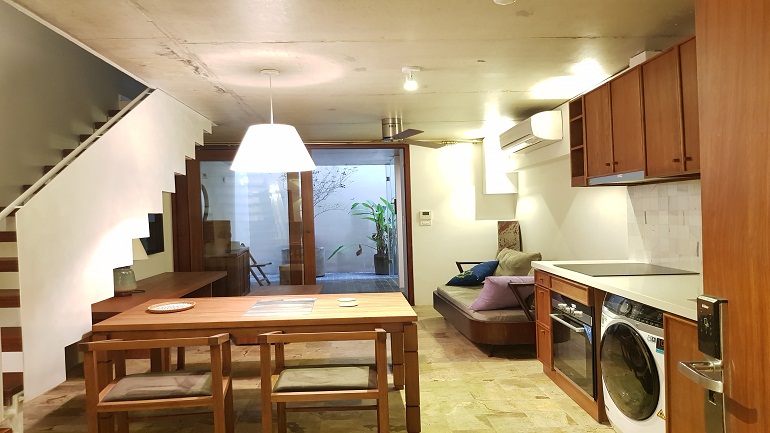 Modern duplex 2 – bedroom apartment in Yen Hoa street, Tay Ho district for rent