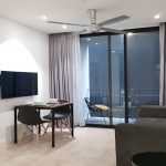Balcony modern one bedroom apartment in To Ngoc Van street, Tay Ho district for rent