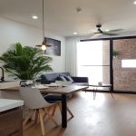 Shiny modern 1 – bedroom apartment in To Ngoc Van street, Tay Ho district for rent