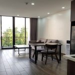 Very nice 1 – bedroom apartment with balcony in To Ngoc Van street, Tay Ho district for rent