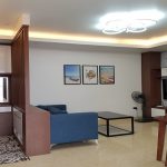 Brand – new two bedroom apartment with balcony in Lac Long Quan street, Tay Ho district for rent