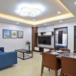 Modern 2 – bedroom apartment with balcony in Lac Long Quan street, Tay Ho district for rent