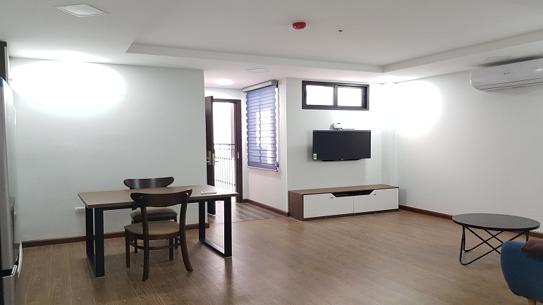 Brand – new two bedroom apartment with balcony in To Ngoc Van street, Tay Ho district for rent