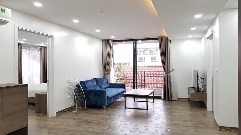 Brand – new modern two bedroom apartment with balcony in Tay Ho street, Tay Ho district for rent