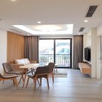 Beautiful 2 – bedroom apartment with balcony in To Ngoc Van street, Tay Ho district for rent