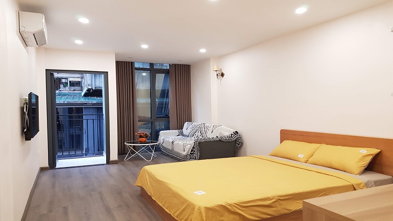 Nice modern 1 – bedroom apartment in Ngoc Ha street, Ba Dinh district for rent