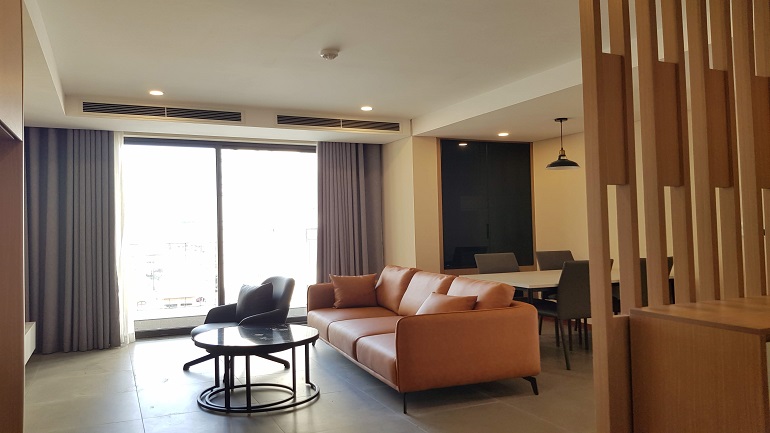 Modern two bedroom apartment with balcony in Tay Ho street, Tay Ho district for rent